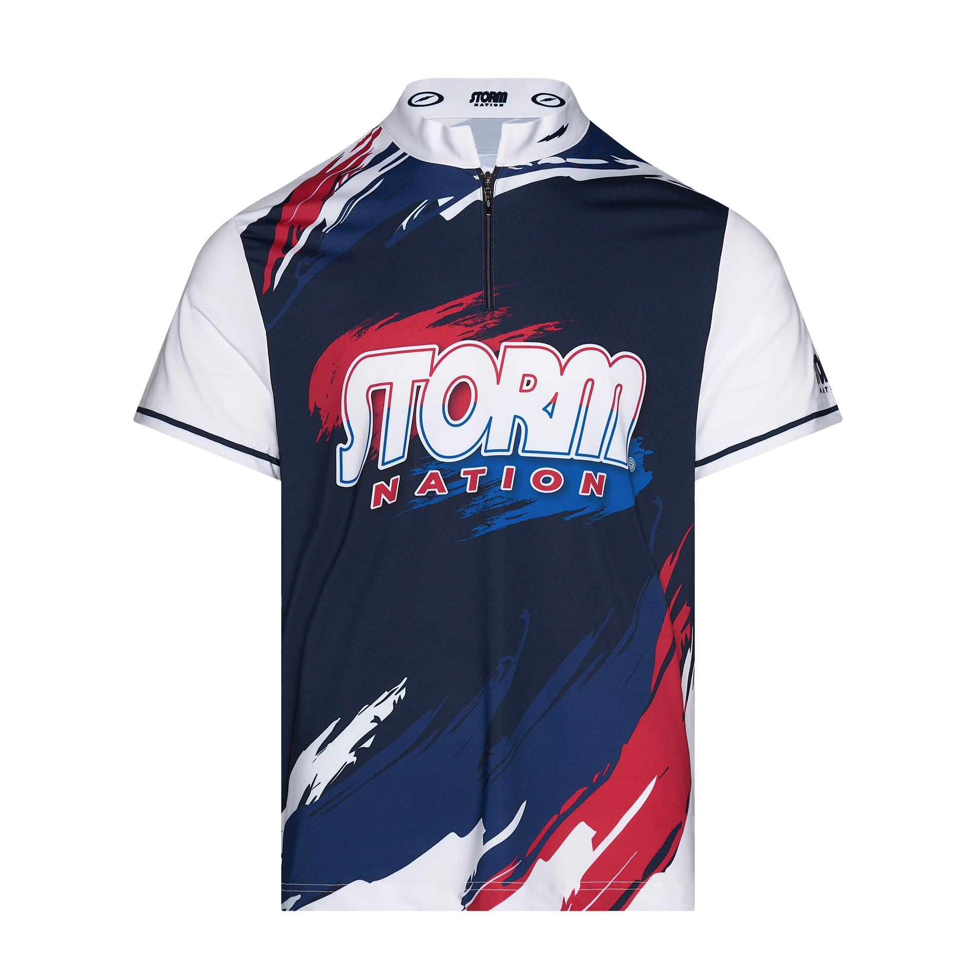 Storm Bowling Jersey T-shirts Apparel Navy White
