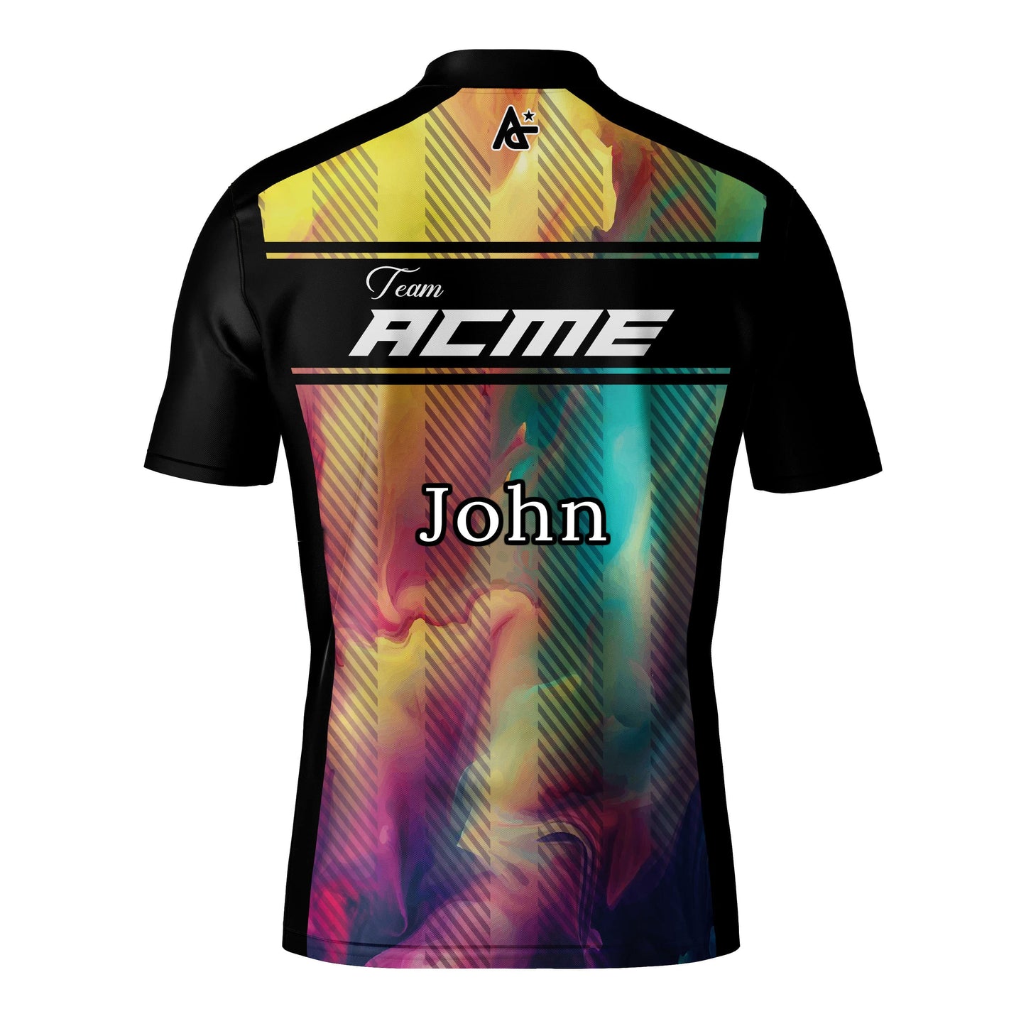 ACME CoACME07 Bowling Zip-up T-shirts Pink Yellow