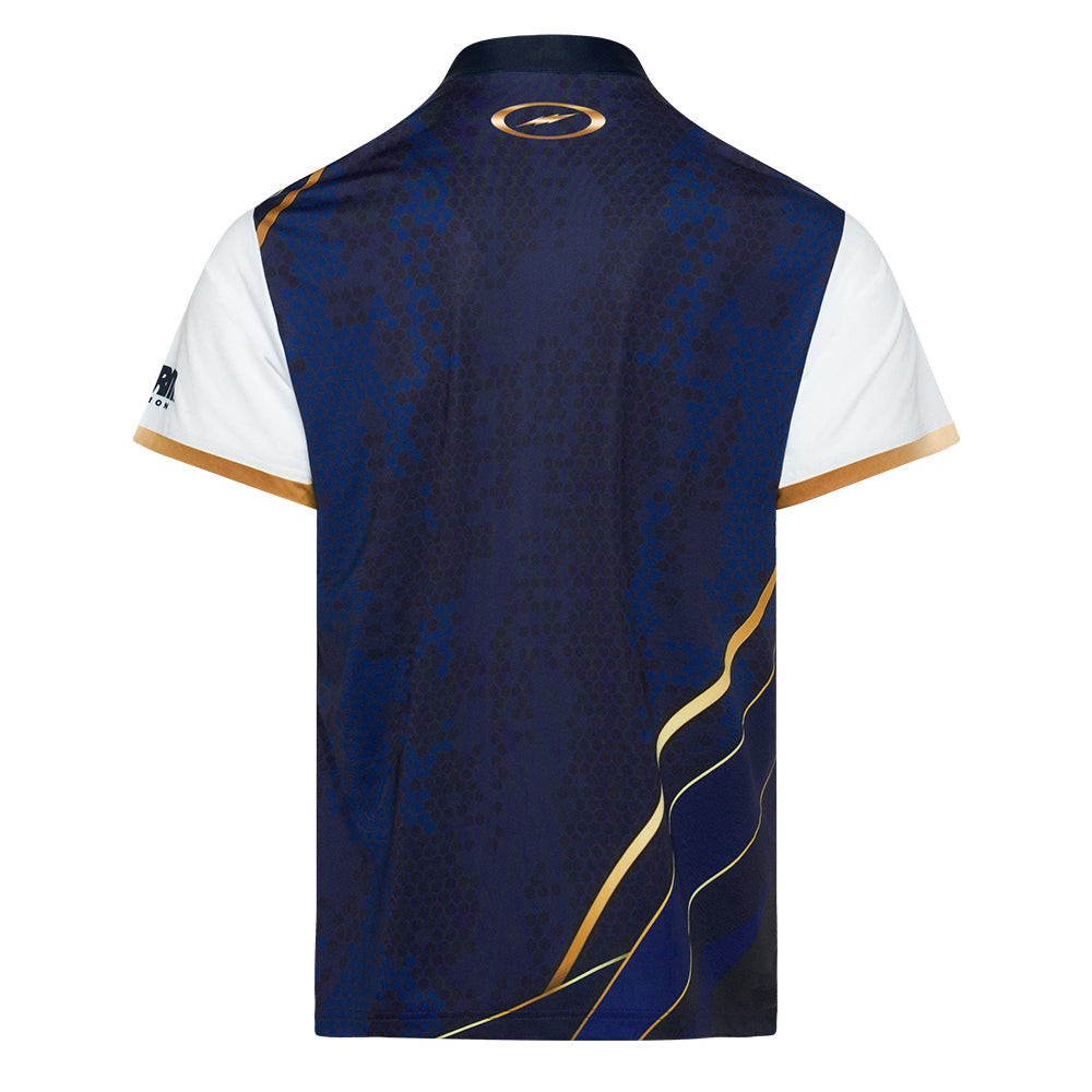 Storm Bowling Jersey T-shirts Apparel Navy Gold 2