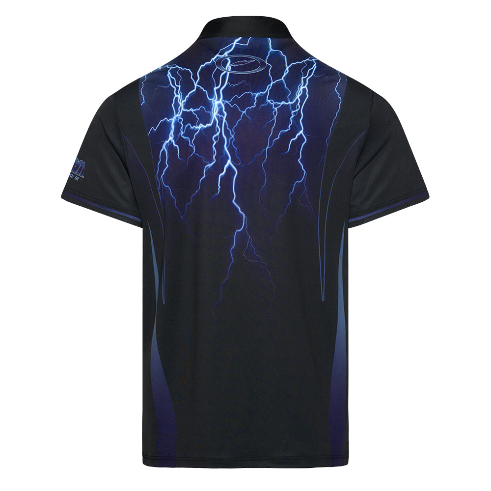 Storm Bowling Jersey T-shirts Apparel Black Blue 2