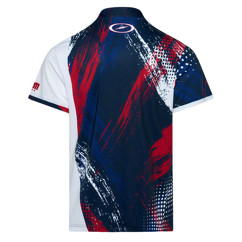 Storm Bowling Jersey T-shirts Apparel Navy Red 2