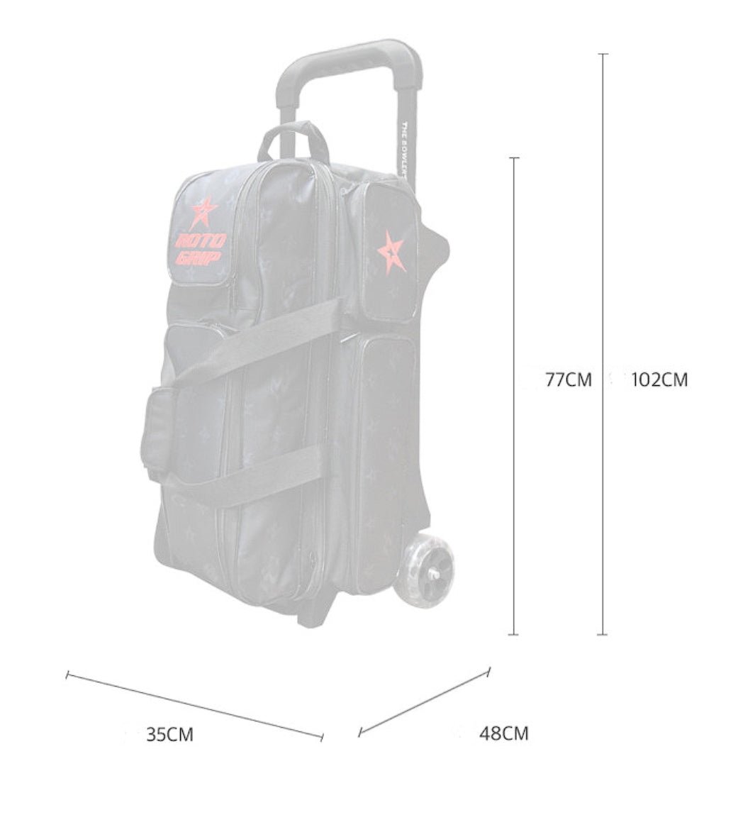 Roto Grip All Star Edition 3 Ball Roller Bag Black Color