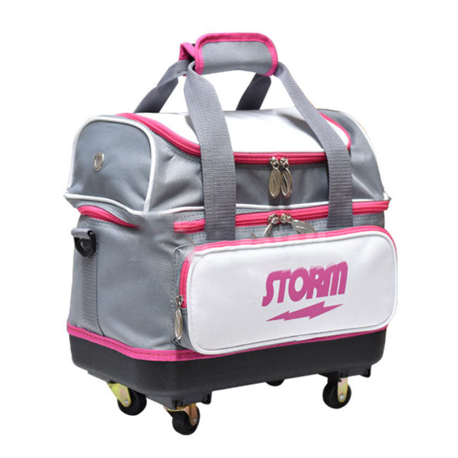 2024 1 Ball Caster Volt Storm Bowling Bag White/Pink