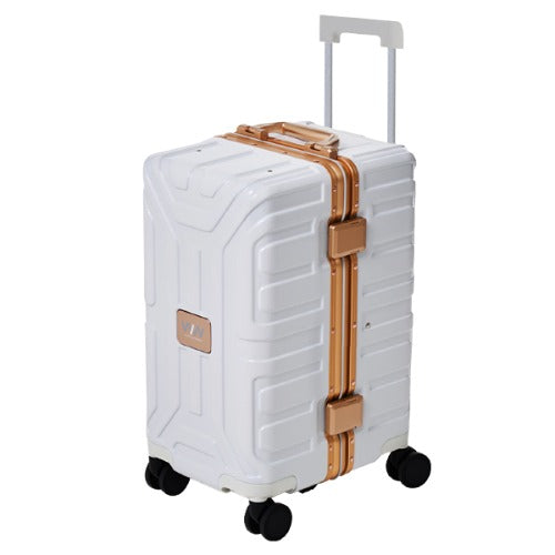 WIW Hard Case Suitcase Luggage Style Bowling Bag for 2 Balls White
