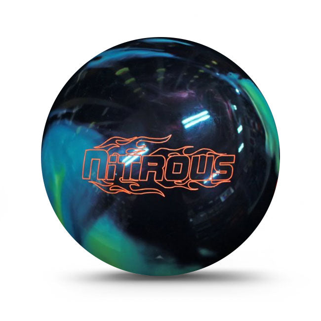 Columbia 300 Nitirous Black Cherry Yellow Blue Bowling Ball