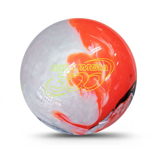 Columbia 300 White Dot Black Orange White Bowling Ball 2