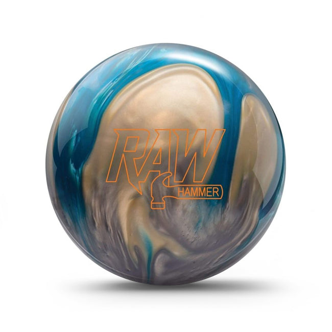 Hammer Raw Hammer Blue Silver White Bowling Ball
