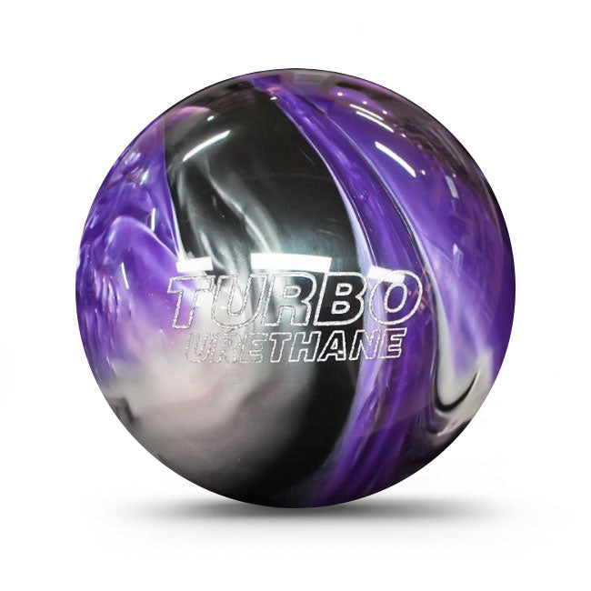 PBS Turbo Urethane Spare Hardball Purple Black Silver Bowling Ball