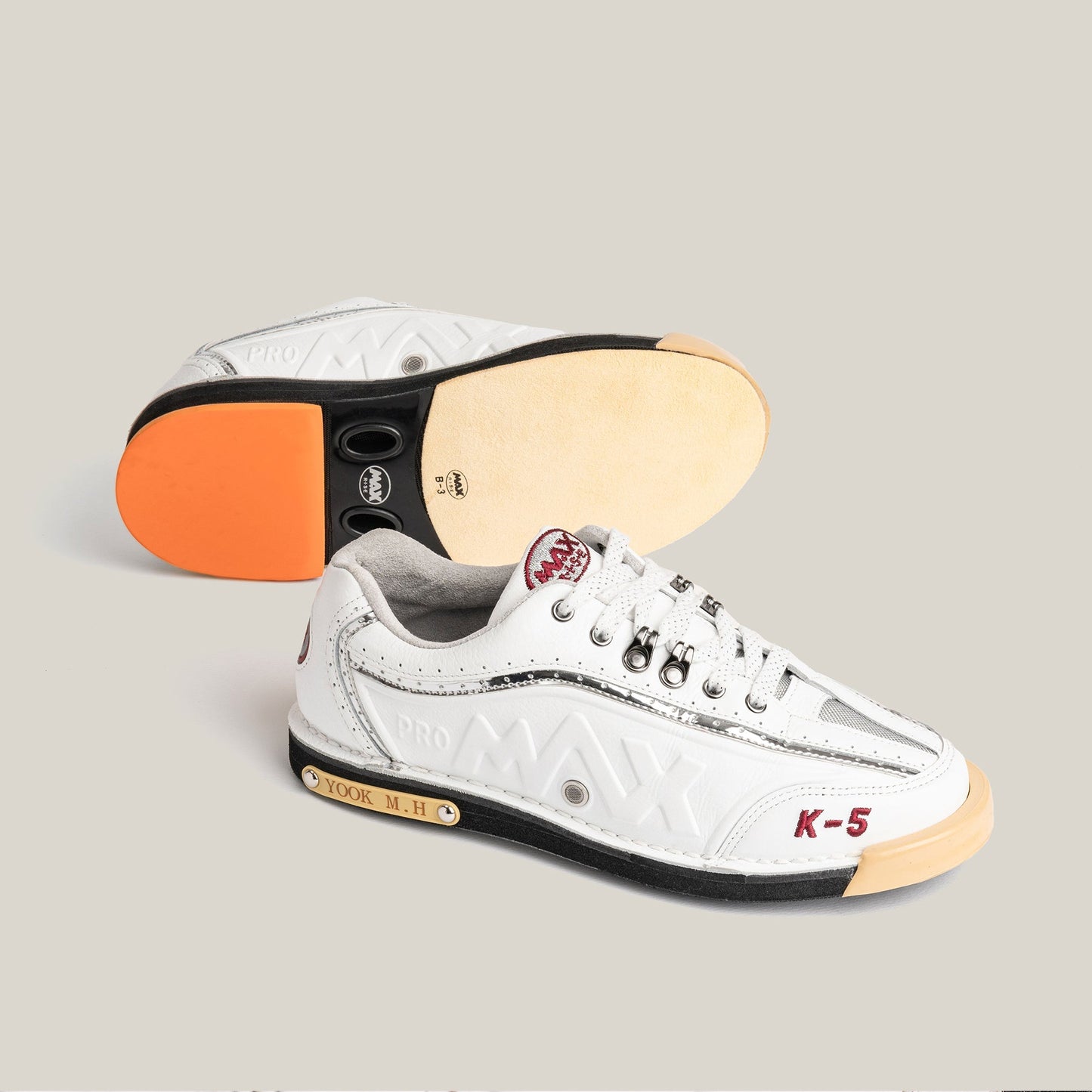 Maxwelter Maxrise K-5 White Bowling Shoes