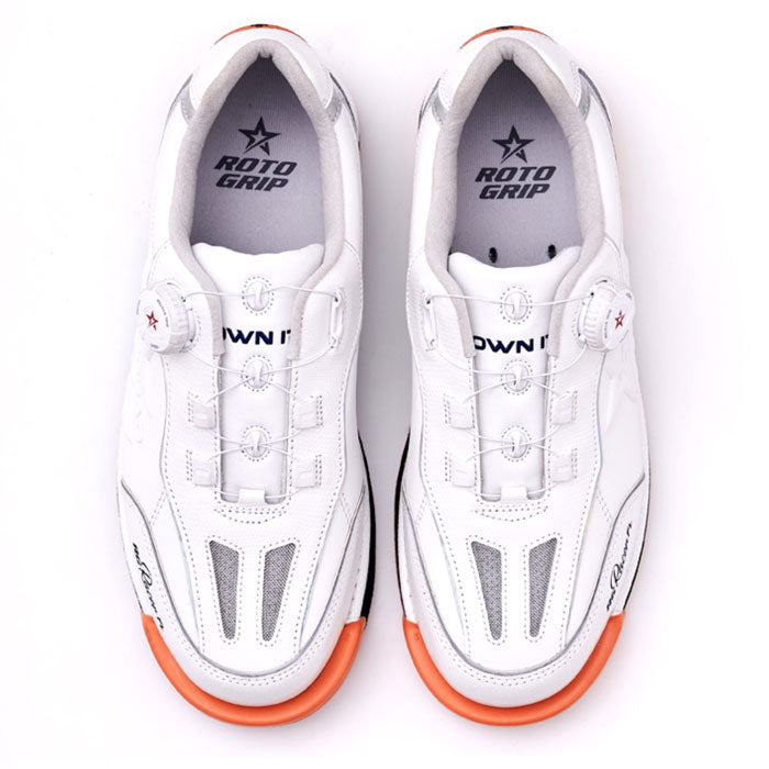 Roto Grip RG Racer FL Dial Bowling Shoes Leather White Color 6