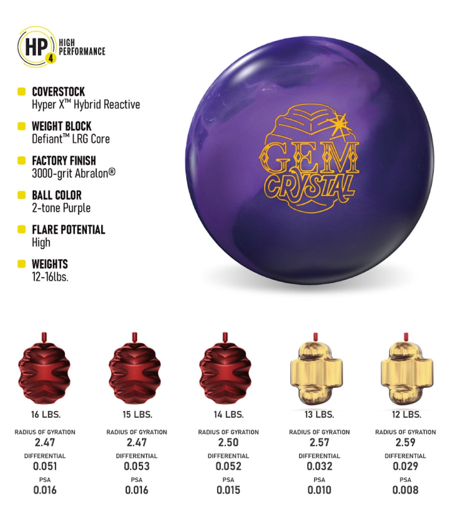 roto grip gem crystal oversea bowling ball specification