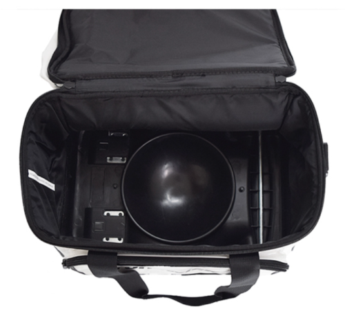Enamel 1 Bowling Ball Roller Bag Brunswick White/Black Color Authentic 3