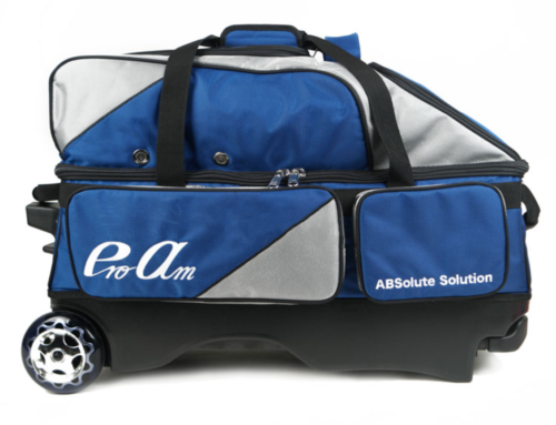 Premium 3 Bowling Ball Roller Bag ABS Blue Color Authentic 3