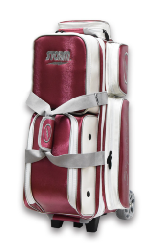 Thunder Signiture 3 Bowling Ball Roller Bag Srorm Rose Color Authentic 2