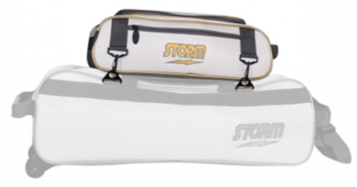 Volt Bowling Shoes Bag Storm White/Gold Color Authentic 4