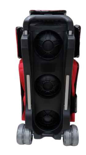 Enamel 4 Bowling Ball Roller Bag Brunswick Red/Black Color Authentic 5