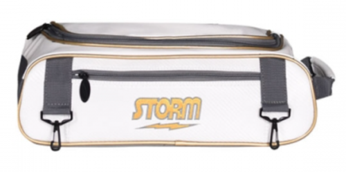 Volt Bowling Shoes Bag Storm White/Gold Color Authentic 2