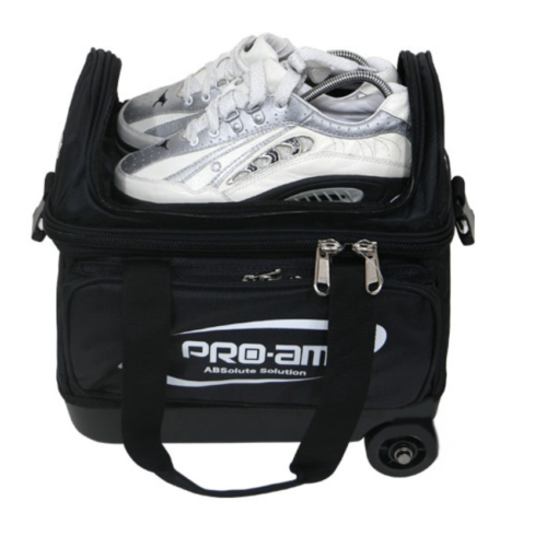 Premium 1 Bowling Ball Roller Bag ABS Red/Yellow Color Authentic 4