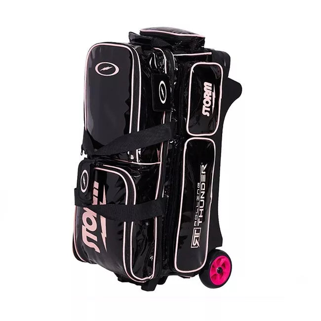 Storm 3 Bowling Ball Roller Bag Rolling Thunder Plus - BLACK PEARL PINK 2