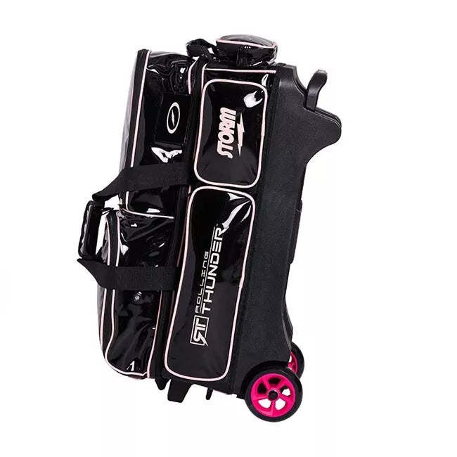 Storm 3 Bowling Ball Roller Bag Rolling Thunder Plus - BLACK PEARL PINK 3