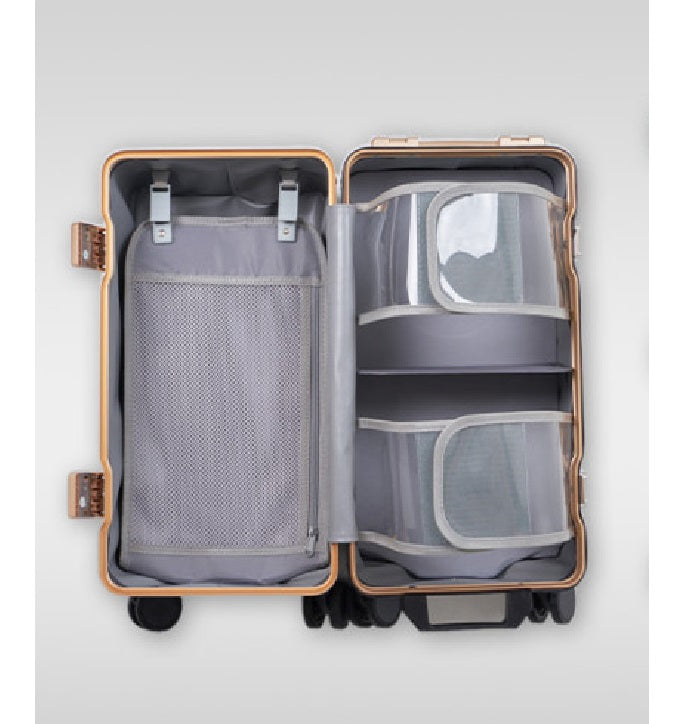 WIW Hard Case Suitcase Luggage Style Bowling Bag for 2 Balls White 3