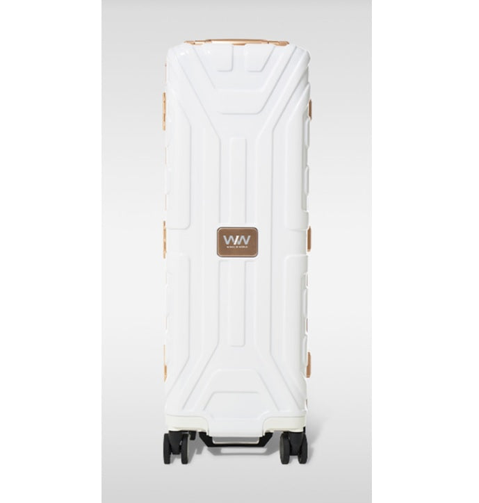 WIW Hard Case Suitcase Luggage Style Bowling Bag White 4
